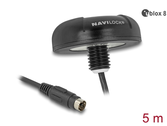 [62798] Navilock NL-803P EVA-M8Q MD6 Serial PPS Multi GNSS Receiver u-blox 8 5 m