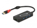 USB 3.2 hub, 3 porti, 1x SD, 1x microSD, must