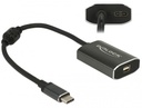 Üleminek USB-C (M) - mini Displayport (F) 4K@60Hz, sobib ka Macidele, lisatoite võimalus