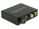 Konverter TosLink/ Digital Coaxial - 2xRCA (analoog audio) HD, kõrvaklappide võimendajaga