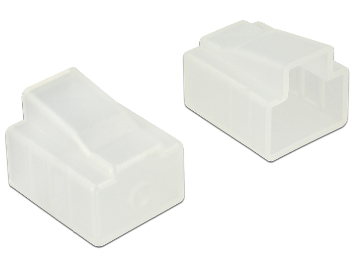 [64016] Delock Dust Cover for RJ45 plug 10 pieces transparent