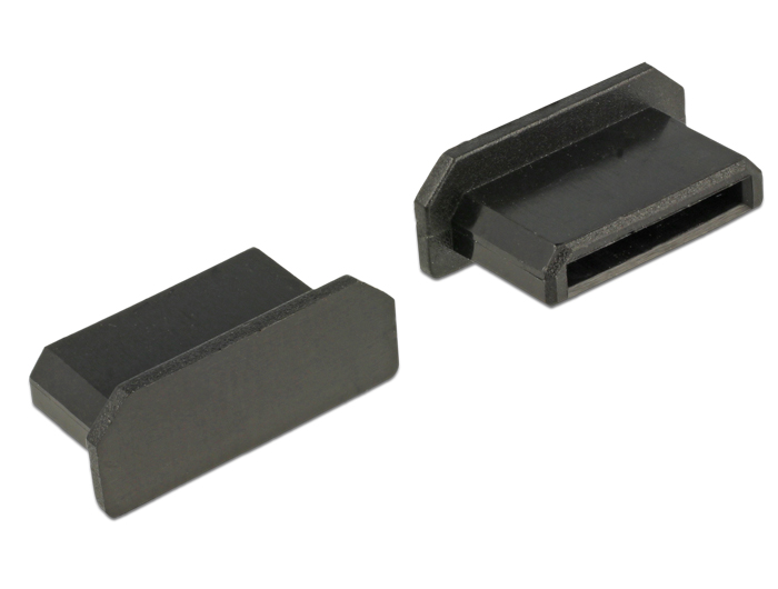 [64028] Delock Dust Cover for HDMI mini-C female without grip 10 pieces blac