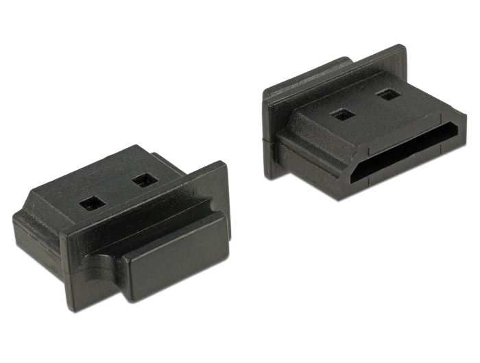 [64029] Delock Dust Cover for HDMI-A female with grip 10 pieces black