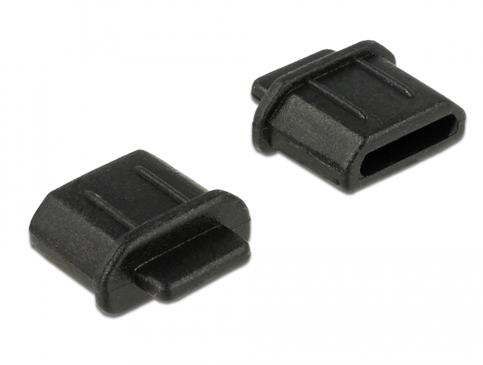 [64031] Delock Dust Cover for HDMI micro-D female with grip 10 pieces black