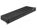 USB 3.0 hub, 13 porti, tööstuslik, 0 - 60°C, kinnitused kaasas, rackitav