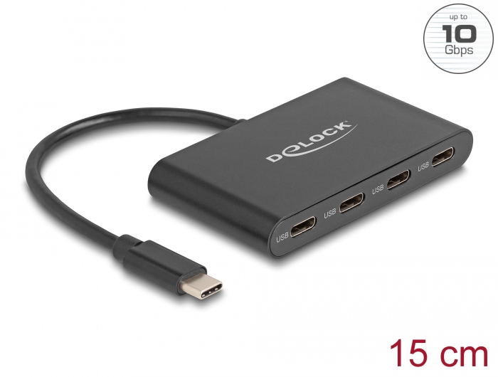 USB-C hub: 4x USB-C, USB 3.2 Gen 2, must