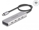 USB-C hub: 4x USB-C, kuni 10Gbps, hall