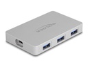 USB-C hub: 4x USB-C, 3x USB 3.1 - A, PD 82W, hall