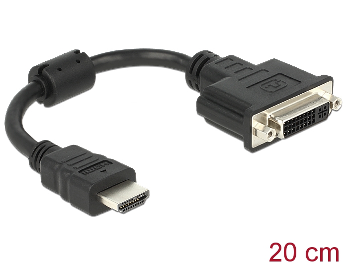 [65327] Üleminek HDMI (M) - DVI-I (F) 24+5 0.2m