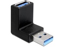 Adapter USB 3.0 A (F) - A (M) nurgaga üles