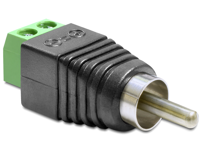 [65417] Üleminek RCA (M) - Terminal Block 2 pin