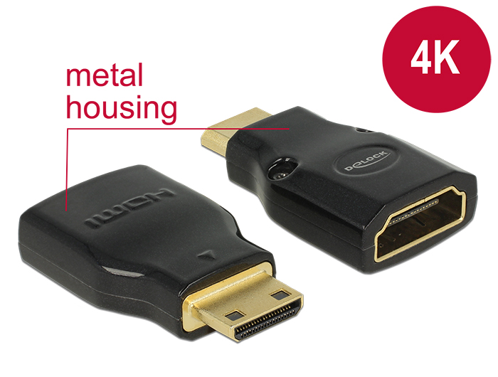 Üleminek HDMI Mini-C (M) - HDMI (F) 4K@60Hz