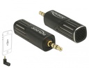 Delock Condenser Microphone Uni-Directional for Smartphone / Tablet 3.5 mm 4 Pin Stereo Jack 90° angleable black