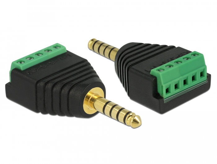 Stereo 4.4mm (M) - Terminal Block 5pin