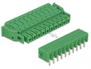 Terminal block PCB 10 pin 3.81mm, horisontaalne, -40°C-105°C