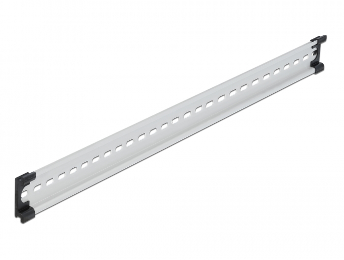 DIN liist, 500 x 35 x 7,5mm, otstega, alumiinium