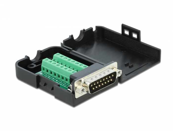 Üleminek Sub-D 15pin (M) - Terminal Block 16pin +kest