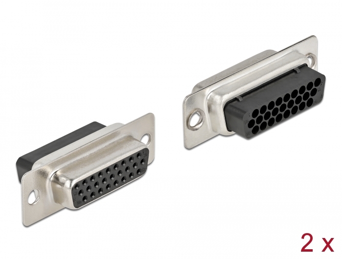 D-Sub HD 26 pin (F), pressitav, 2tk/pakk