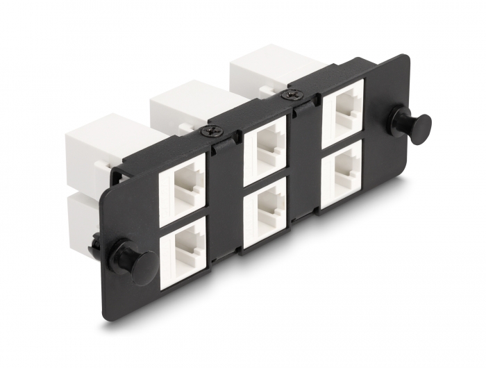 [66996] Paneel RJ45 Cat6a keystone adapteritega 111x35x33mm