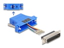 Üleminek D-Sub 25pin (M) - RJ12 (F) ühendamiskomplekt, sinine