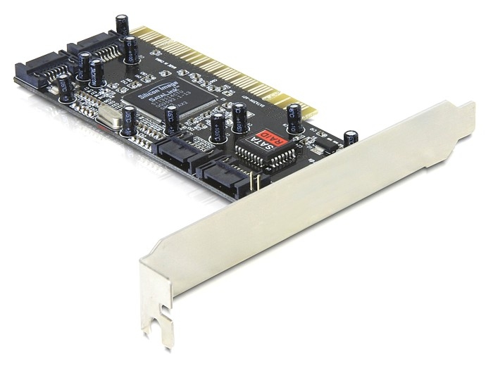 [70154] Laienduskaart: PCI x1, 4 x SATA RAID