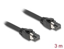 Võrgukaabel Cat8.1 S/FTP 3.0m, must