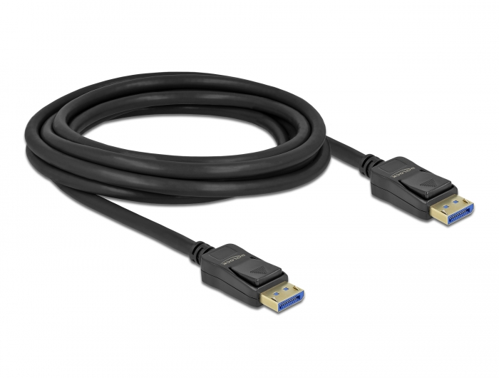 Delock DisplayPort cable 10K 60 Hz 54 Gbps ABS housing 3 m