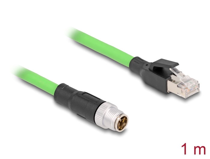 [80441] Ühenduskaabel M12-RJ45 8 kontakti X-coded 1.0m PUR(TPU)