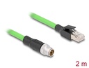 Ühenduskaabel M12-RJ45 8 kontakti X-coded 2.0m PUR(TPU)