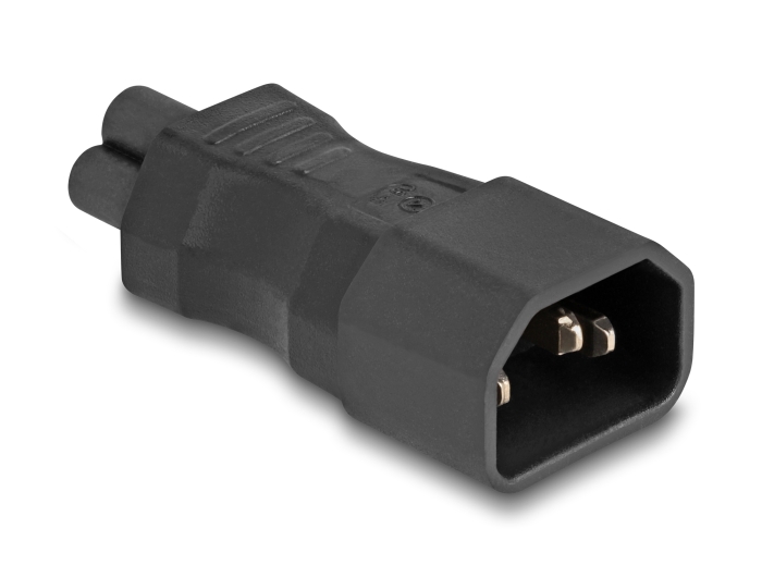 [80468] Delock Power Adapter IEC 60320 - C14 to C5, male / female, 2.5 A, straight