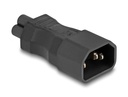 Toiteüleminek C14 - C5, 2.5A IEC 60320 must