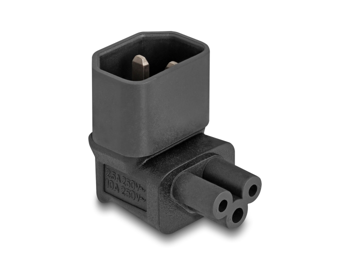 [80471] Delock Power Adapter IEC 60320 - C14 to C5, male / female, 2.5 A, 90° angled
