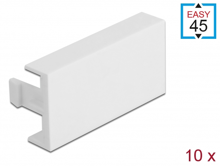 Katteplaat Easy 45 1-le moodulile, 45 x 22.5mm (pakk/ 10tk)