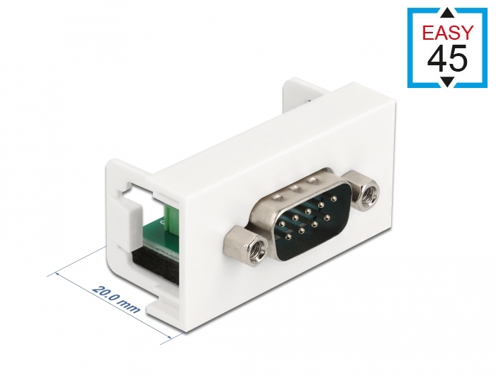Easy 45 moodul: D-Sub 9 6-pin (M) - Terminal block 22.5mm x 45mm