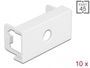Katteplaat Easy 45 1-le moodulile, M8 väljalõikega 8.2mm, 45 x 22.5mm (pakk/ 10tk)