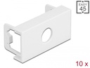 Katteplaat Easy 45 1-le moodulile, M10 väljalõikega 10.2mm, 45 x 22.5mm (pakk/ 10tk)