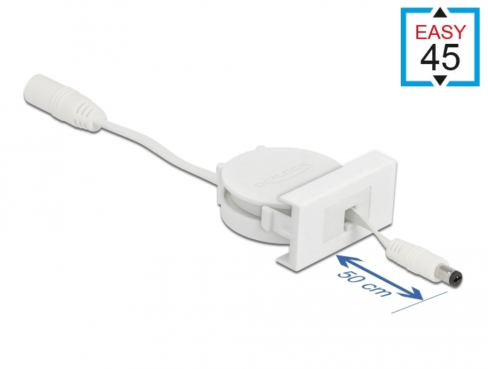Easy 45 moodul: DC 5.5 x 2.1 (F) - (M) 22.5mm x 45mm