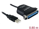 Delock USB 1.1 to Printer Adapter Cable 0.8 m