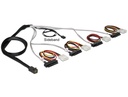 Mini SAS HD kaabel 0.5m (SFF-8643 > 4 x SAS SFF-8482 + toide)