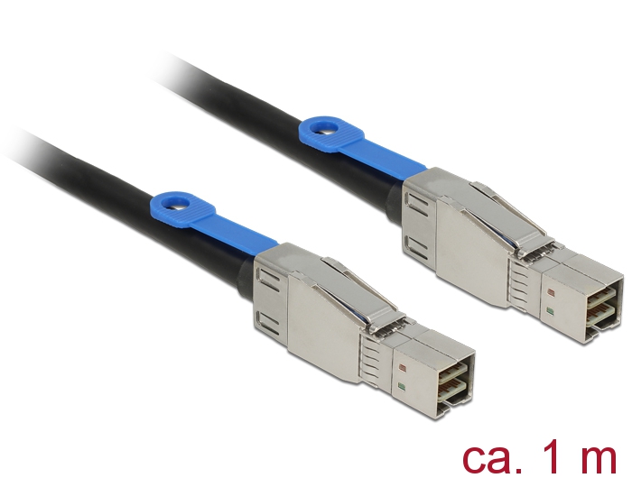 Delock Cable Mini SAS HD SFF-8644 > Mini SAS HD SFF-8644 1 m