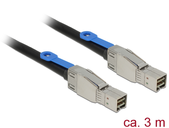 Mini SAS kaabel 3.0m (HD SFF-8644 - HD SFF-8644)