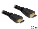 Delock Cable High Speed HDMI with Ethernet – HDMI A male > HDMI A male 20 m