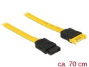 Delock Extension cable SATA 6 Gb/s male > SATA female 70 cm yellow