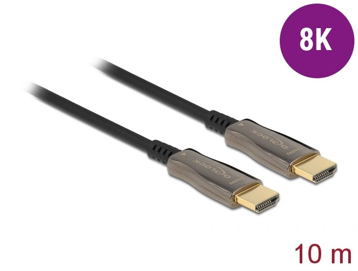 HDMI kaabel 10.0m, Active Optical, 8K, 7680x4320@60Hz, 3840x2160@144Hz
