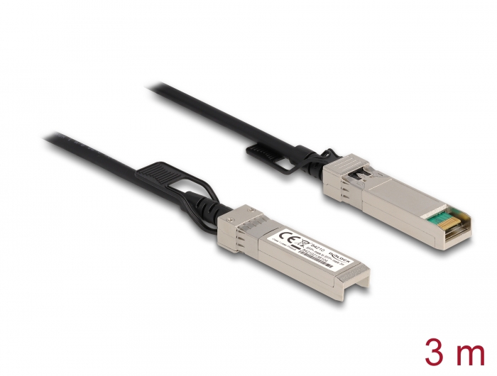 [84210] SFP+ kaabel 3.0m, 10-Gigabit Ethernet, must (Twinax)