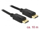 DisplayPort kaabel 10.0m, 3840x2160@60Hz, DP 1.2, must