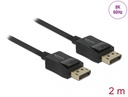 Delock Coaxial DisplayPort cable 8K 60 Hz 2.0 m