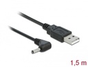 Delock Power Cable USB > DC 4.0 x 1.7 mm male 90° 1.5 m