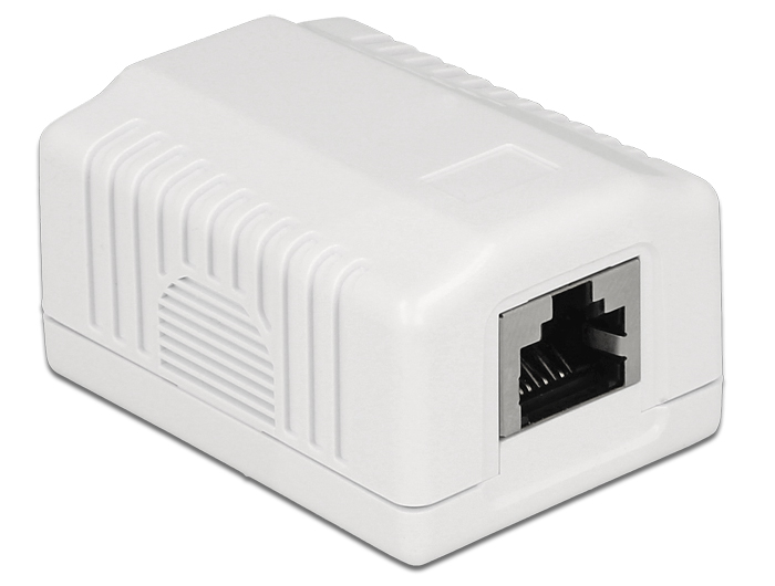 Seinakarp Cat6a LSA 1-le RJ45 Jack&Box