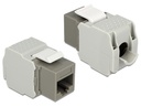 Modularpesa RJ45 Cat6 varjestamata, tööriistavaba, hall